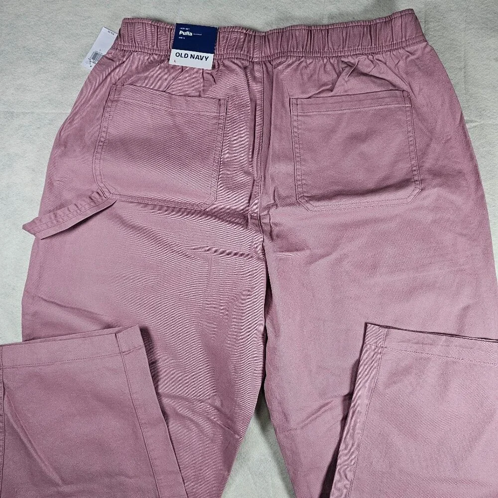 NEW Old Navy Rose Pink Comfort Waistband Ankle Pants Women's – Size Large - Picture 5 of 8